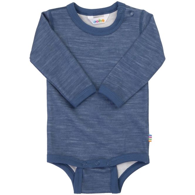 Hovedbilde Joha body i ull/bambus, Drk. blue