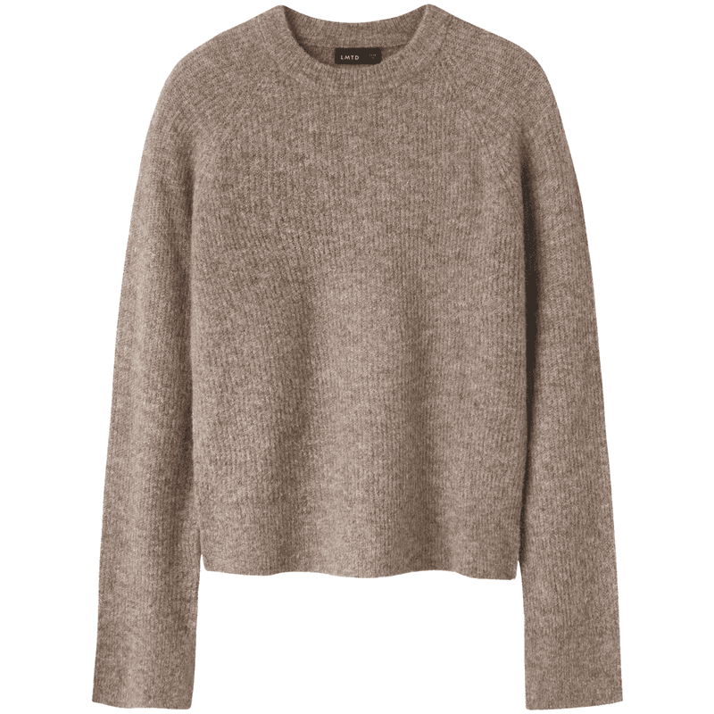 LMTD Nlfkleave strikket genser til barn, Mocha Meringue