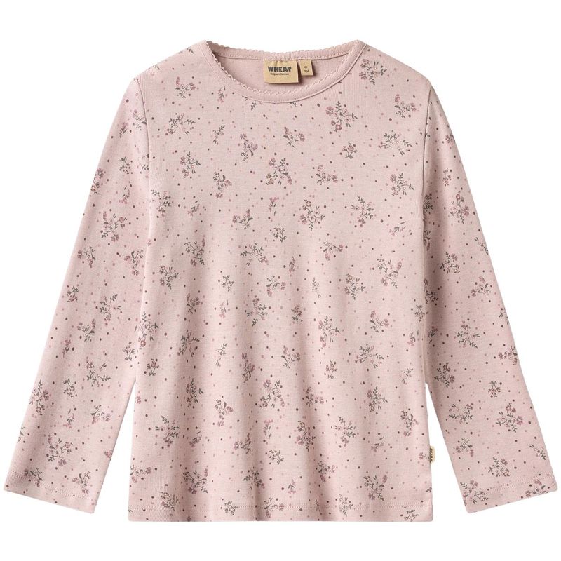 Wheat Mila pyjamas til barn, Lilac Flowers