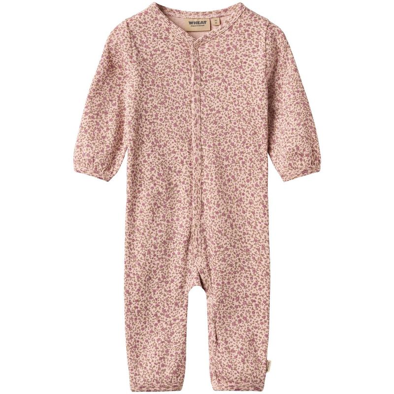 Wheat Felizia heldress/pyjamas, Dime Rose Small Flowers
