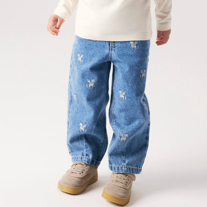 Hovedbilde Name It Nmfbella barrel jeans småbarn, Medium ...