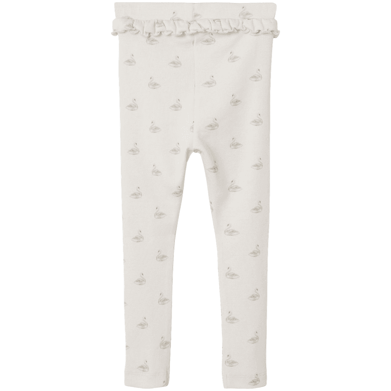 Lil' Atelier Nmfgavo leggings til småbarn, Pastel Parchment