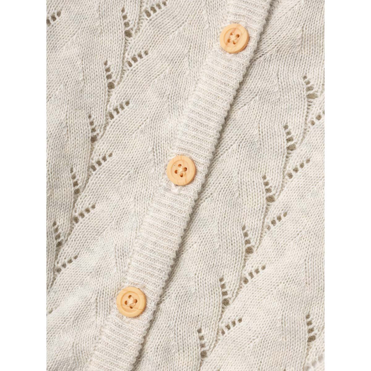 Name It Banni cardigan til barn og baby, peyote melange