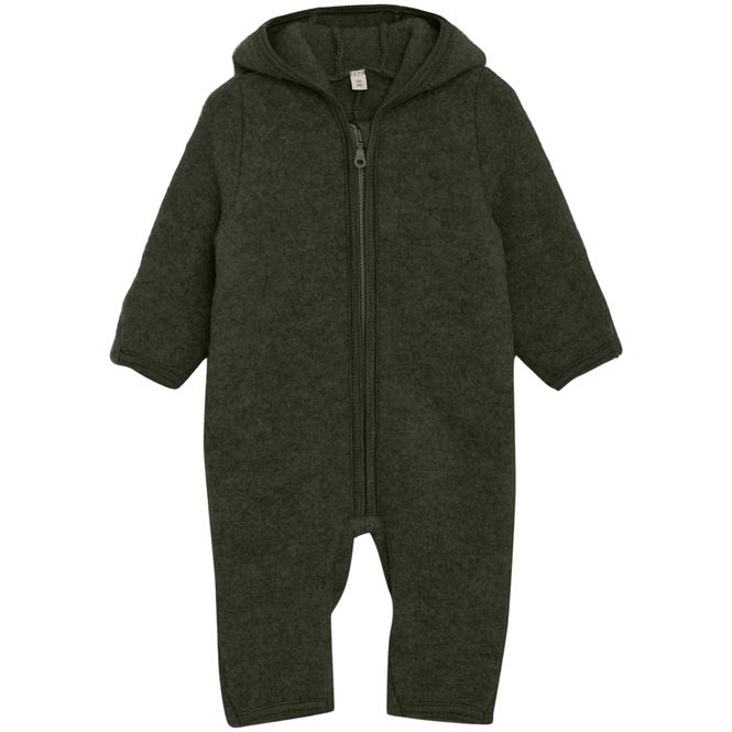 Hovedbilde HUTTEliHUT Ullfleecedress med ører, Beetle
