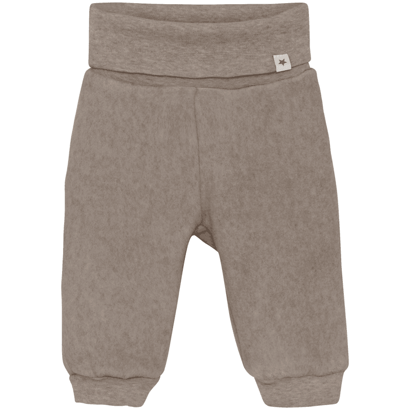 Huttelihut bukse i bomullsfleece, Savannah Melange