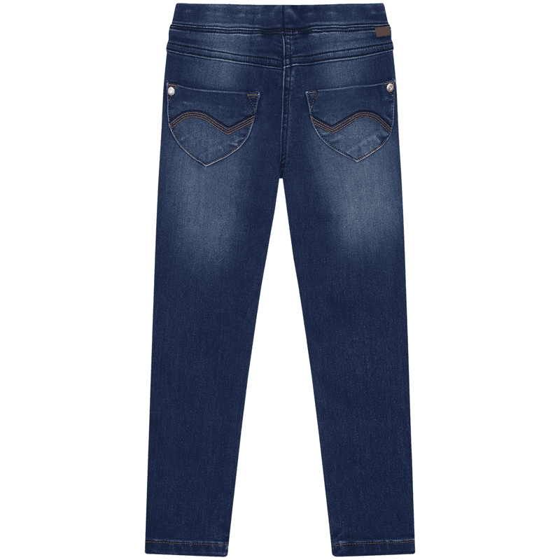 Minymo slim-fit jeggings til barn, Denim