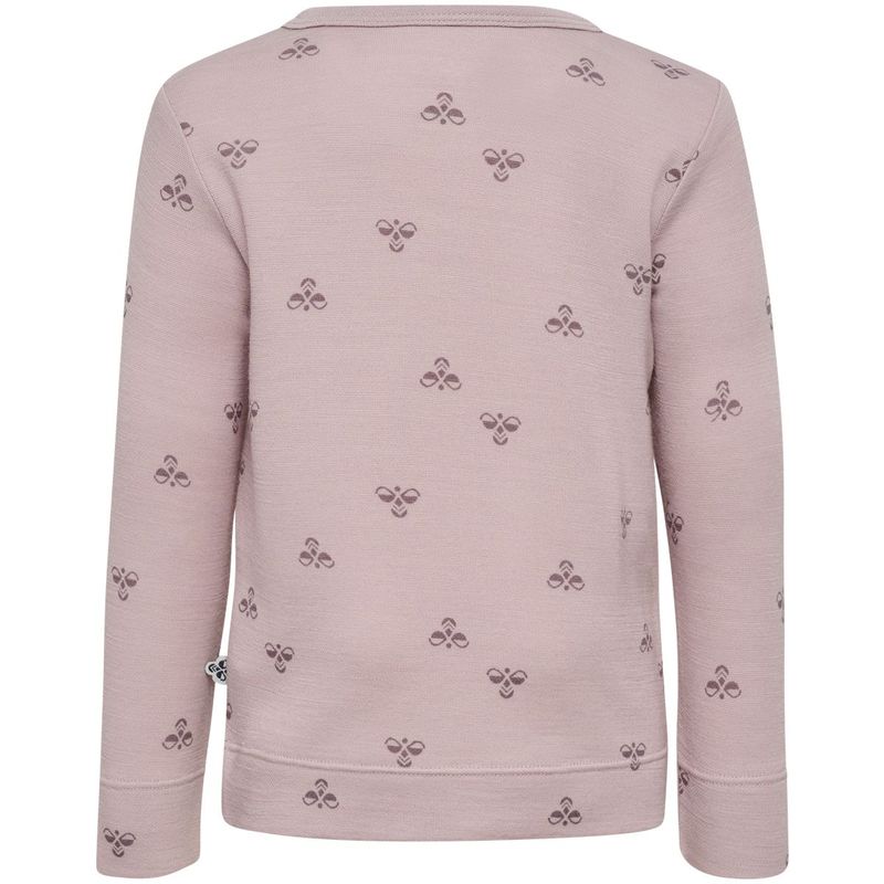 Hummel Hmlmini genser i ull/viskose til barn, Cloud Gray