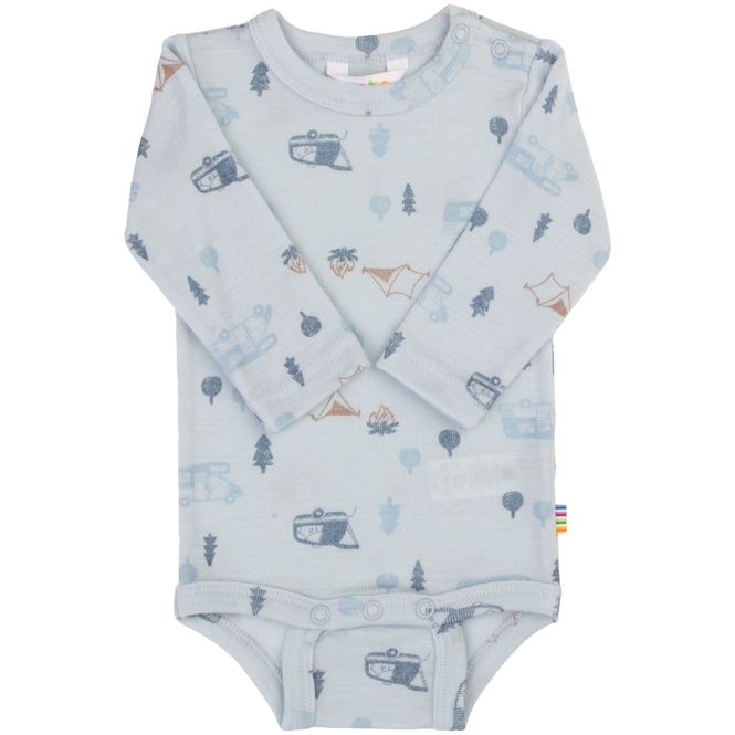 Hovedbilde Joha Camping body i merinoull, Light blue