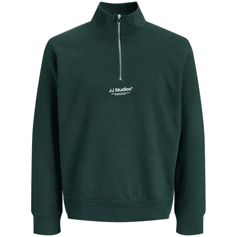 Jack and Jones Junior Jjesoho half-zip genser, Scarab