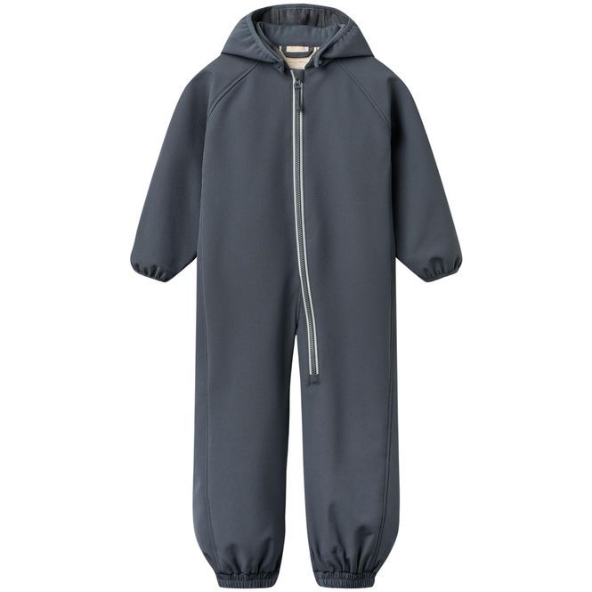 Hovedbilde Wheat Limme softshelldress til barn, Greyblue