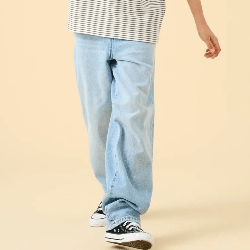 Only and Sons Osjfade loose-fit jeans, Light Blue Denim