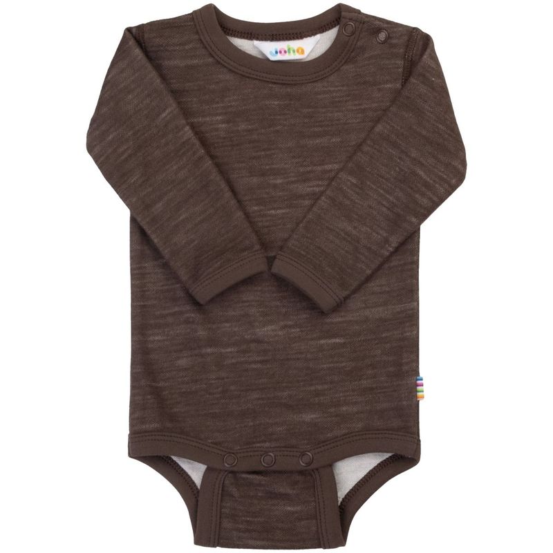 Joha body i ull/bambus, Drk. brown