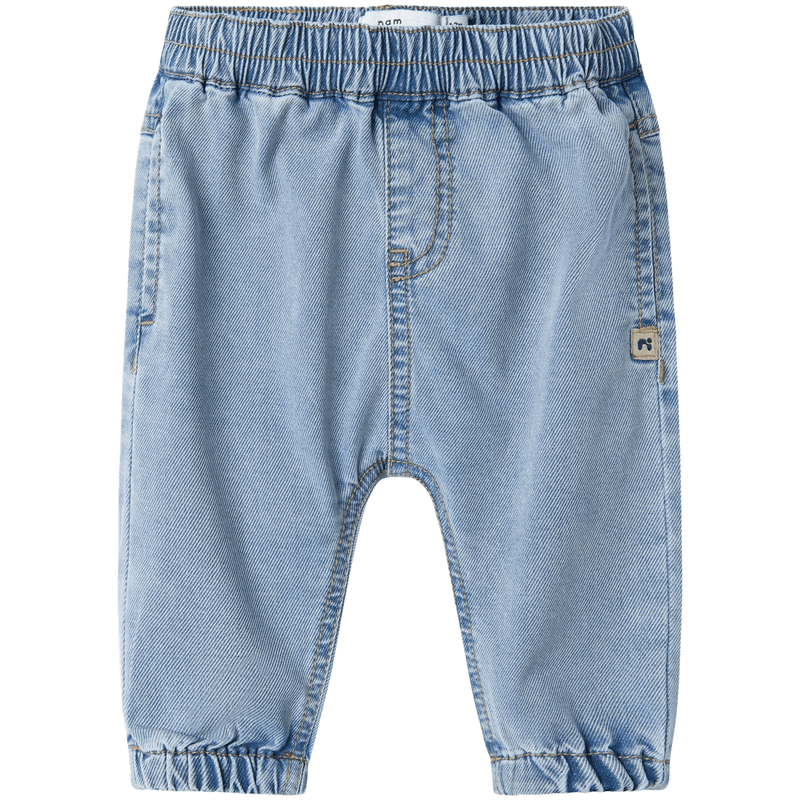 Name It Nbmben myke jeans til baby, Light Blue Denim