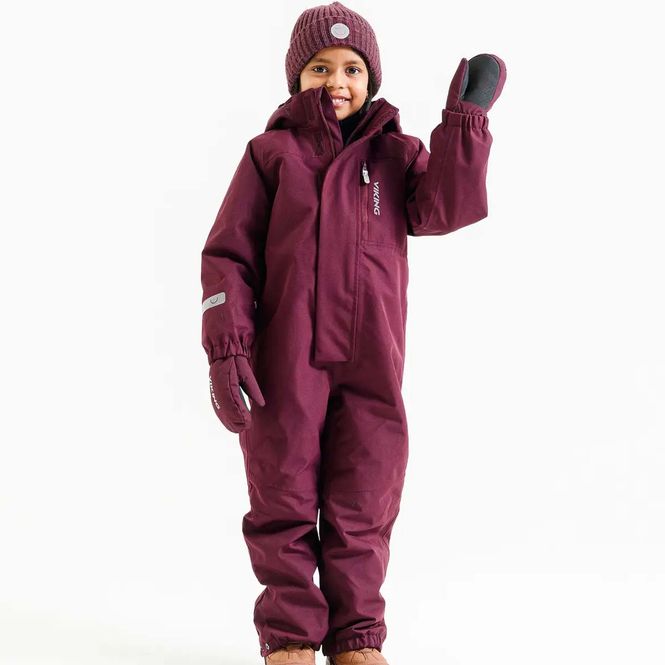 Hovedbilde Viking Toasty vinterdress til barn, Plum