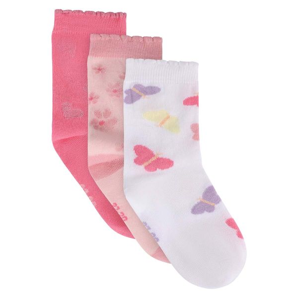 Hovedbilde Minymo 3-pack sokker til baby og barn, Raindrops ...