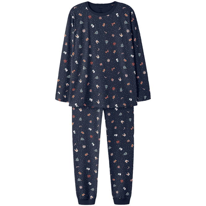 Hovedbilde Name It Nanvismas julepysj til voksen, Navy ...