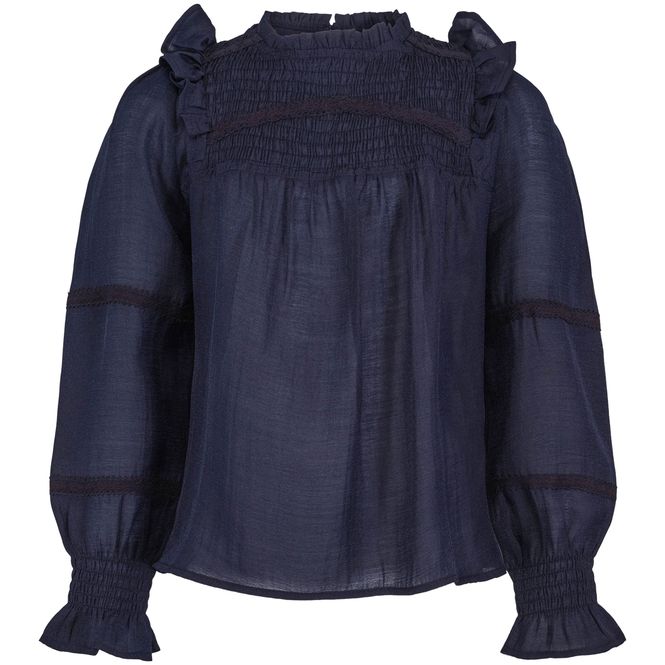 Hovedbilde Vilje & Ve Saga bluse til barn, Indigo navy