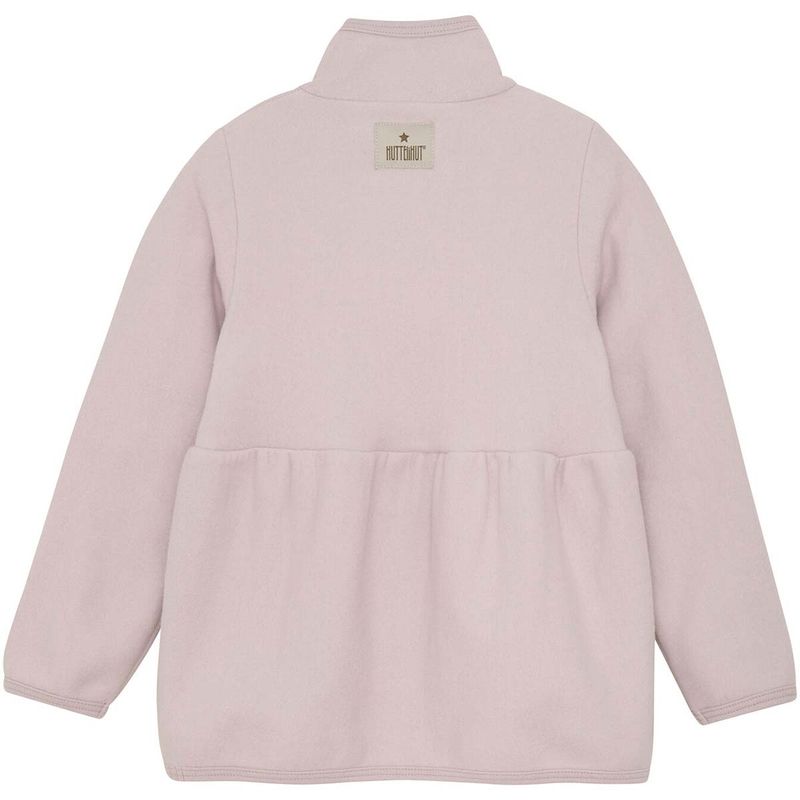 HUTTEliHUT bomullsfleece jakke til barn, Cloud Gray