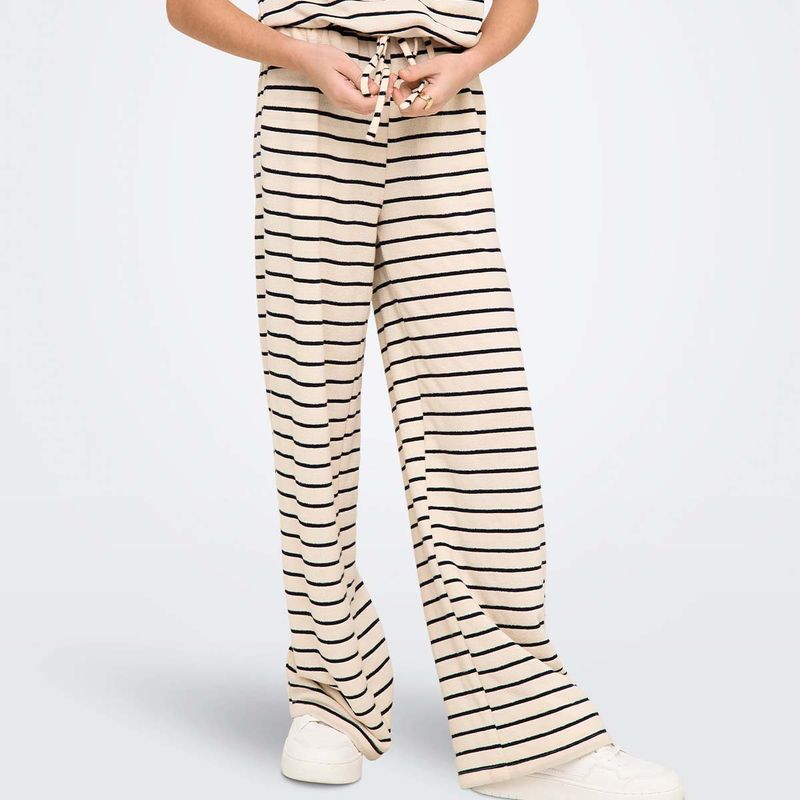Kids Only Kogjana wide-fit bukse til barn, Tofu/Night
