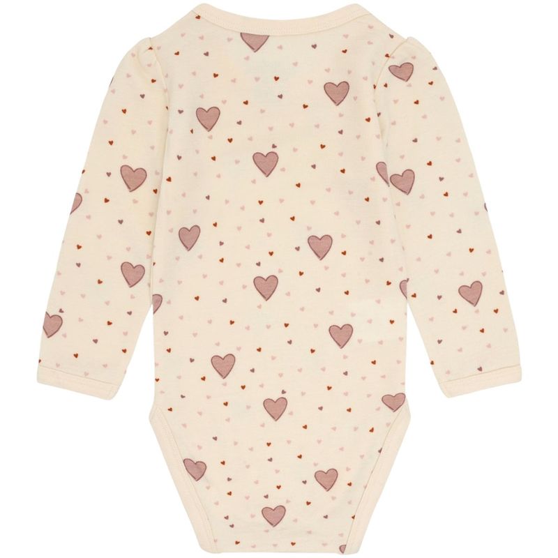 Hust and Claire Hcbaloo body i ull/bambus, Off White/Hearts
