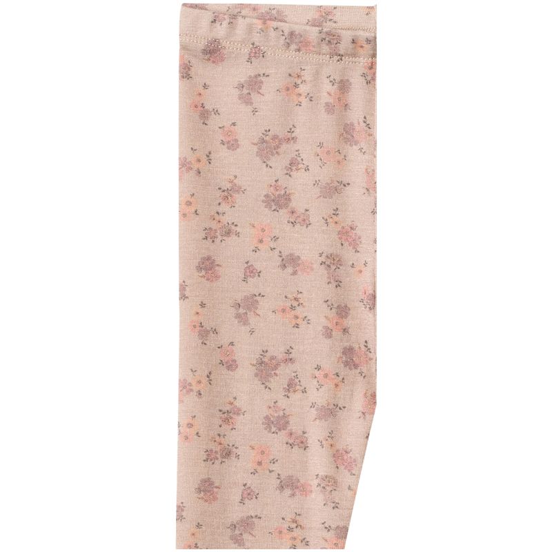 Wheat Agi leggings i ull, Lilac Flowers