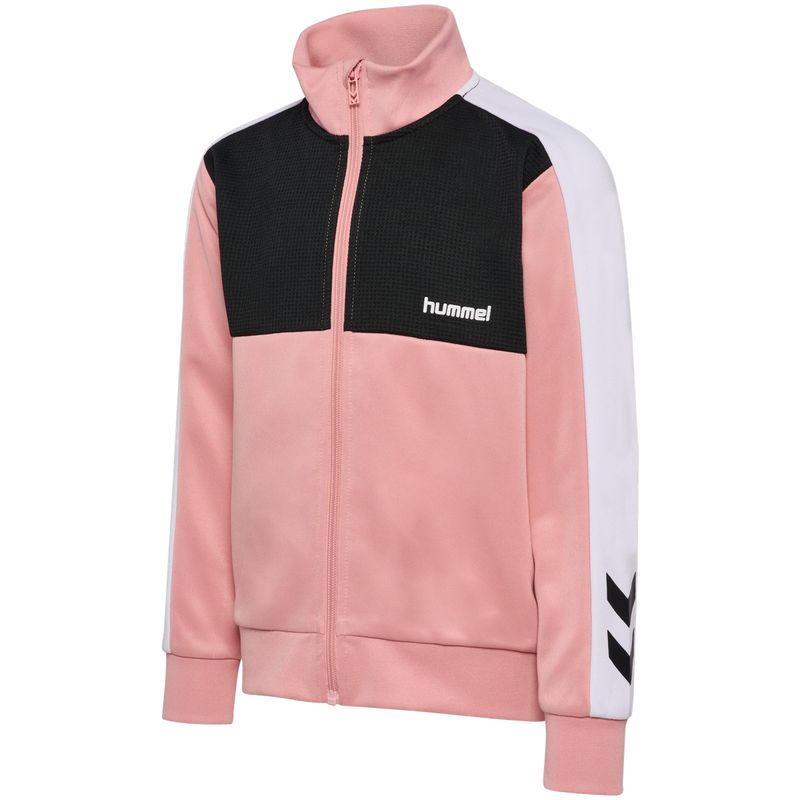 Hummel jr Colorblock tracksuit-sett til barn, Bridal Rose