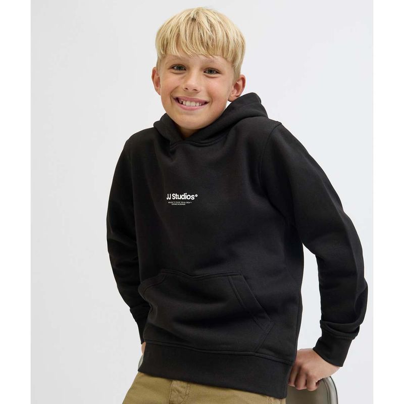 Jack and Jones Junior Jjesoho hettegenser, Black
