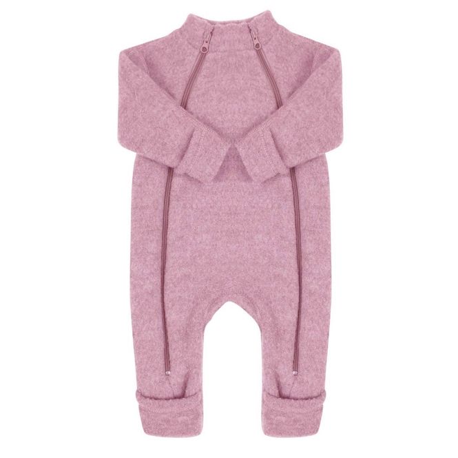 Hovedbilde Joha ullfleece heldress til baby med glidelås, ...