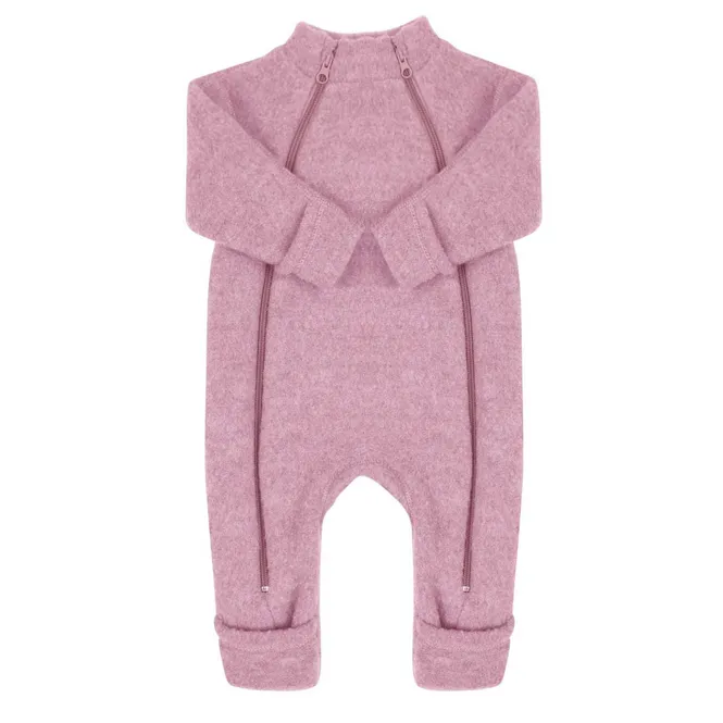Hovedbilde Joha ullfleece heldress til baby med glidelås, ...