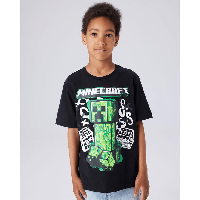 Hovedbilde Name It Nkmdi Minecraft t-skjorte til barn, Black