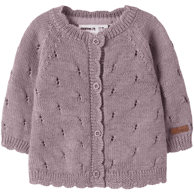 Hovedbilde Name It Nbfwrilla cardigan til baby i ull, ...