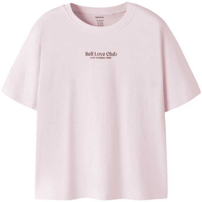 Hovedbilde Name It Nkfhana t-skjorte til barn, Cradle Pink