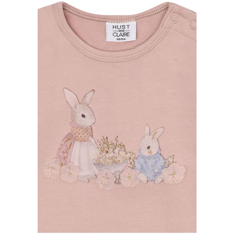 Hust and Claire Britt Cute Rabbit body, Adobe Rose