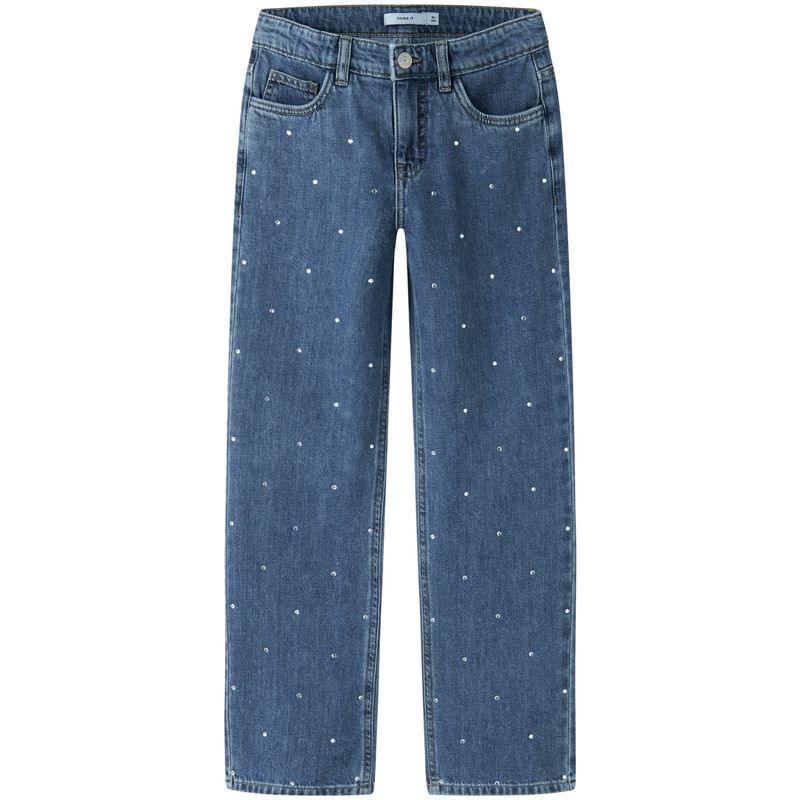 Name It Nkfrose straight-fit jeans til barn, Faded Denim