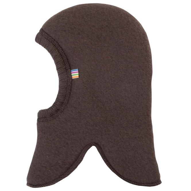 Hovedbilde Joha balaclava i ullfleece, Drk. brown