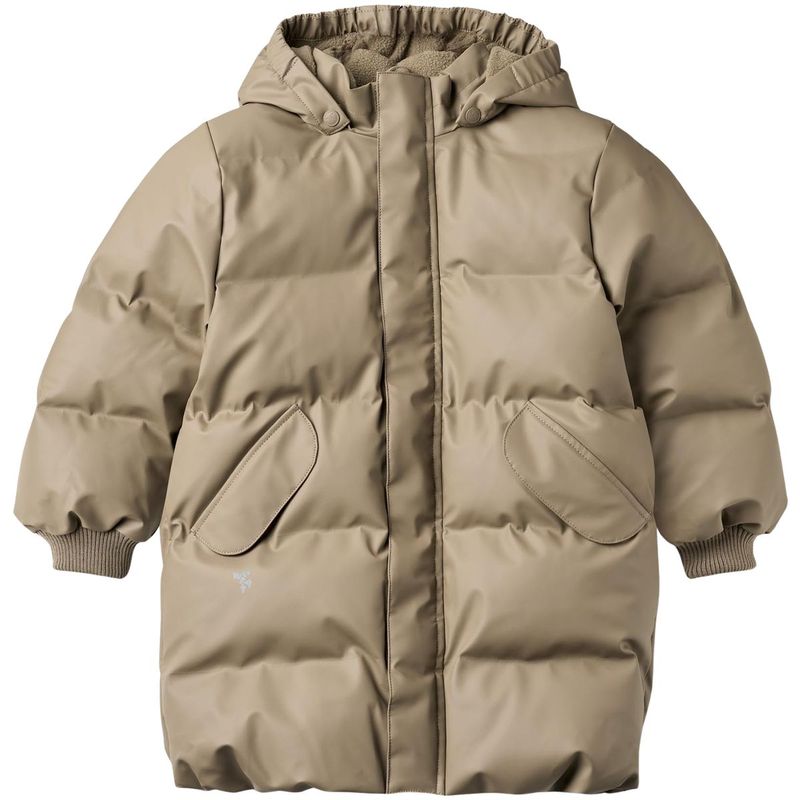 Wheat Coast PU vinterjakke til barn, Grey Stone