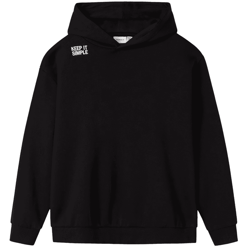 Name It Nkmbronx hettegenser til barn, Black