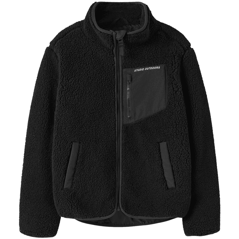 Name It Nknmattia sherpajakke til barn, Black