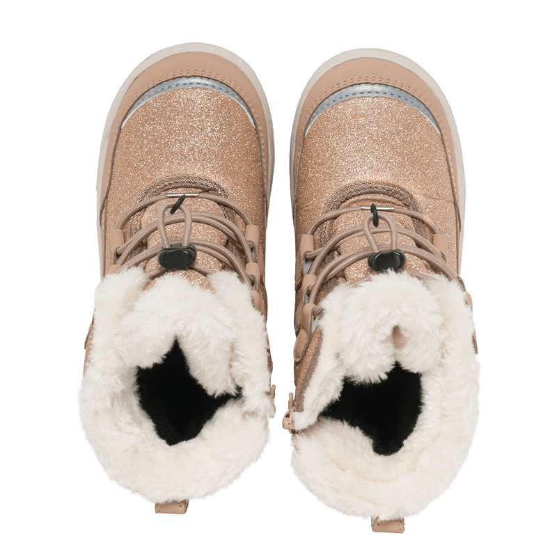 Viking Toasty Glitter GTX Zip vintersko til barn, Beige