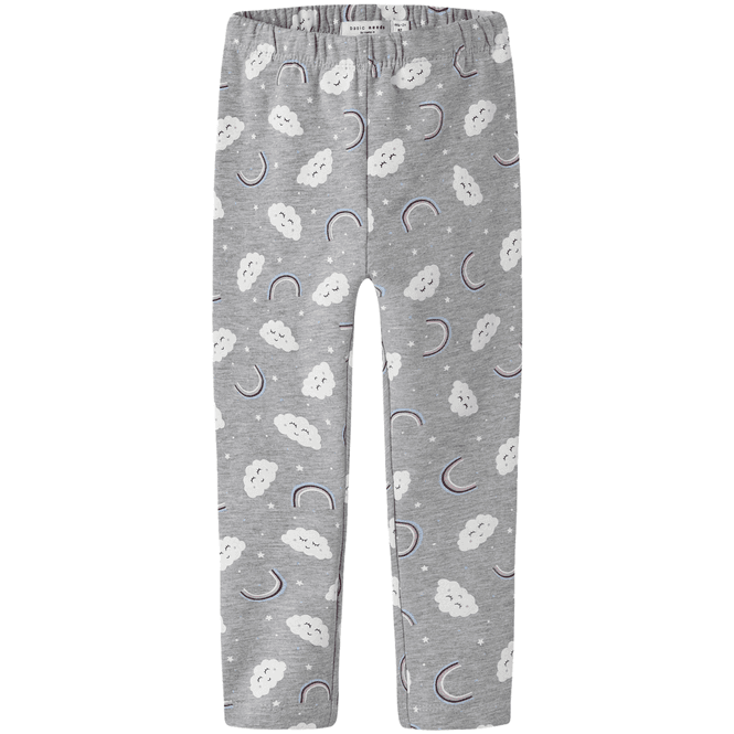 Hovedbilde Name It Nmfdavina leggings til småbarn, Grey ...
