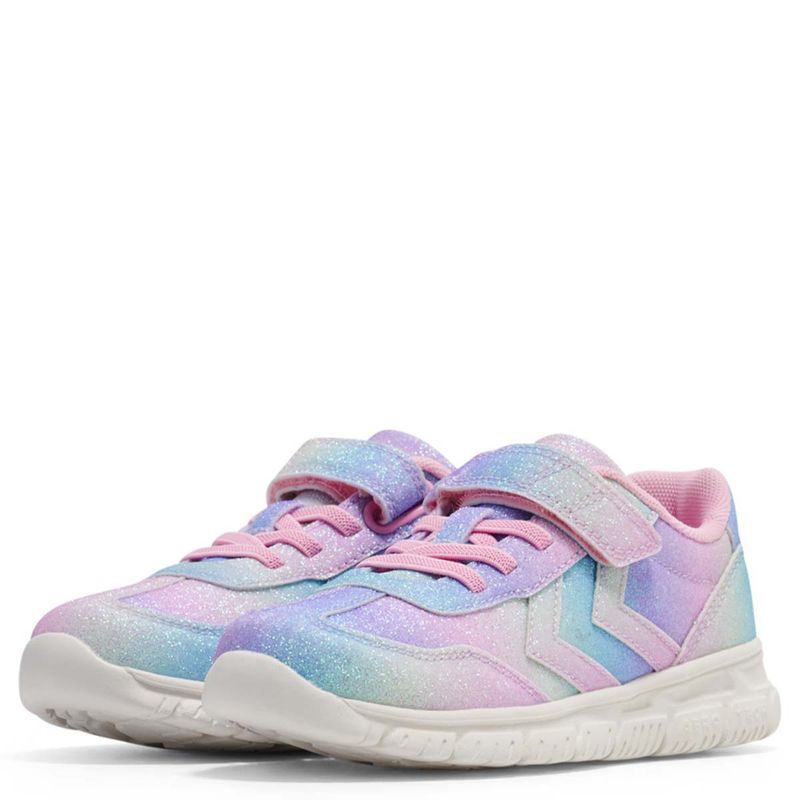 Hummel Crosslite Glitter 2.0 Jr joggesko, Multi Colour Pink