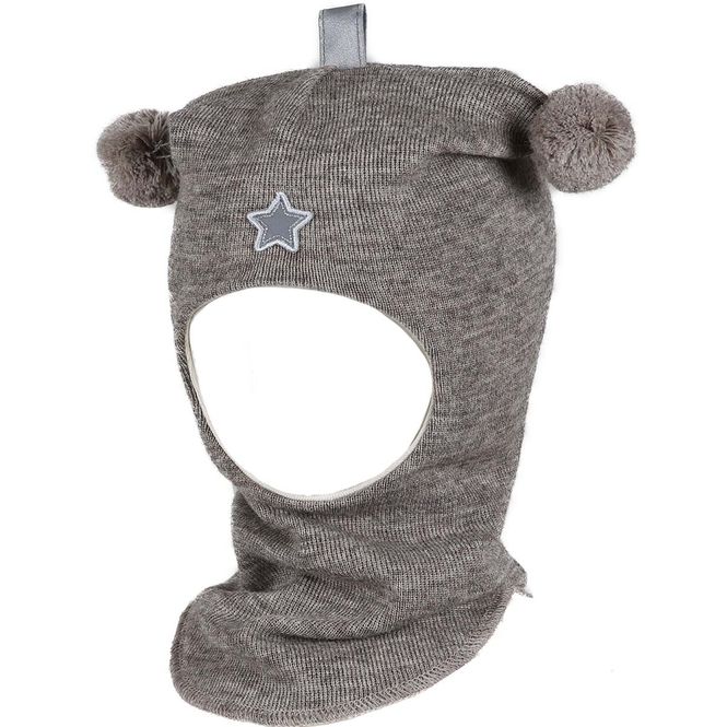 Hovedbilde Kivat balaclava med dusker og stjerne, ...