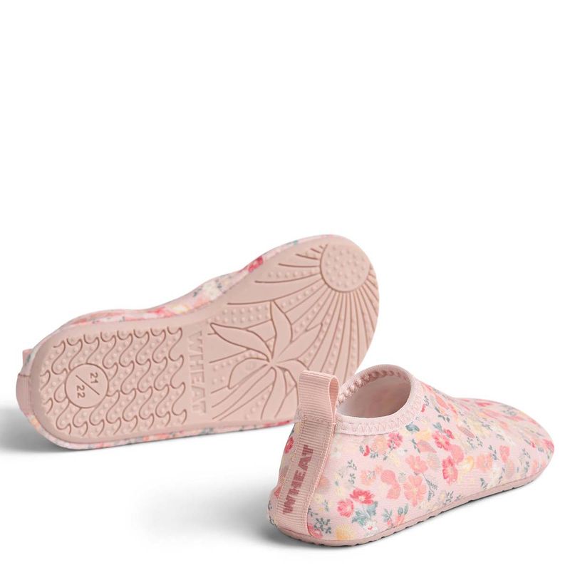 Wheat Dolphin badesko til barn, Powder flowers and seashells