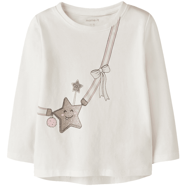 Hovedbilde Name It Nmfvix genser til småbarn, Cloud Dancer