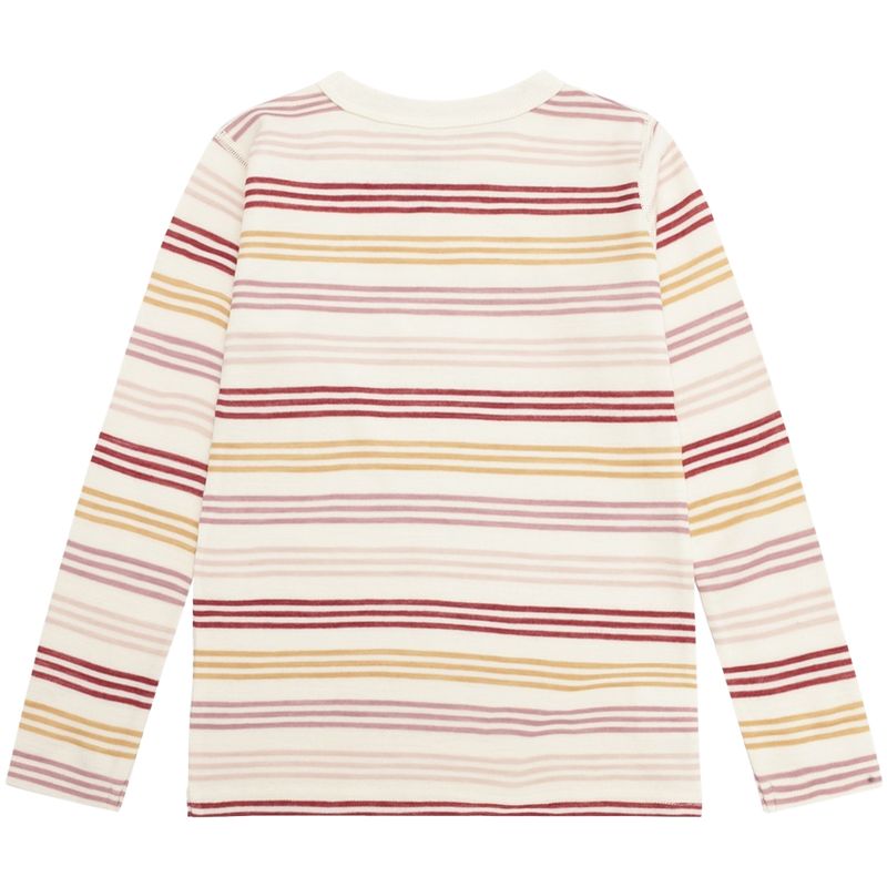 Hust and Claire Abba 3 Stripes ull/bambus genser, Off White