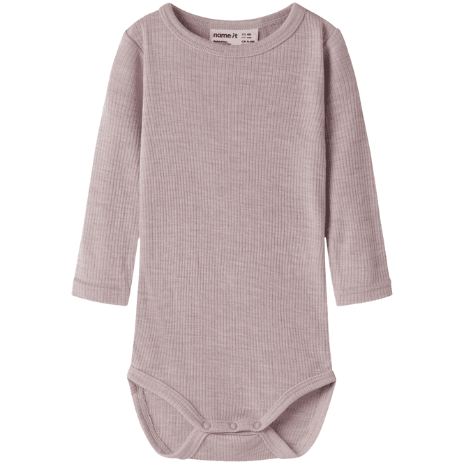 Hovedbilde Name It Nbnwax Wool Rib body, Violet Ice