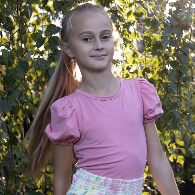 Hovedbilde Vilje & Ve Mia t-skjorte til barn, Coral