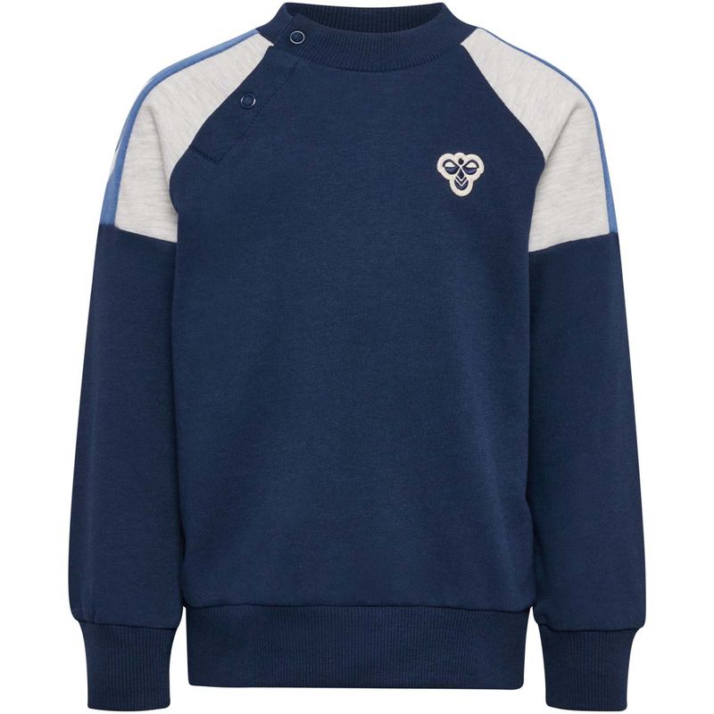 Hummel Block sweatshirt til småbarn, Dress Blue