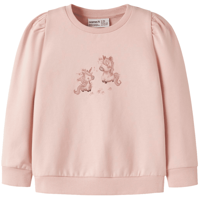 Hovedbilde Name It Nmflaurie sweatshirt til småbarn, Lotus