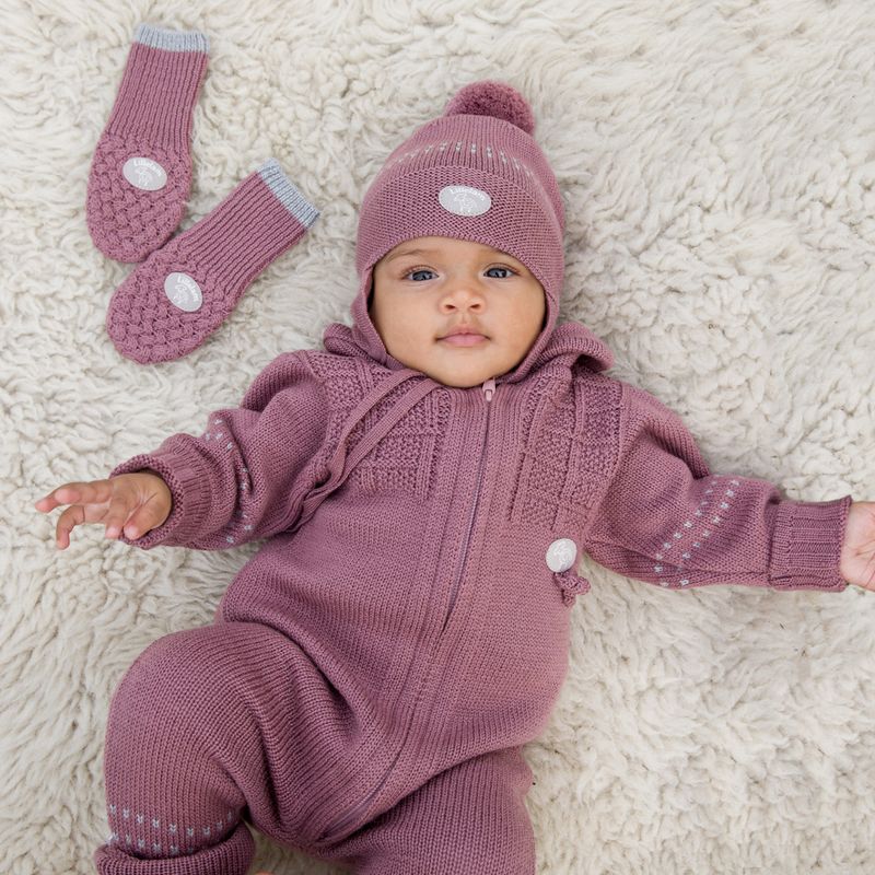 Lillelam Classic Sparkedress i merinoull, Wistful Mauve